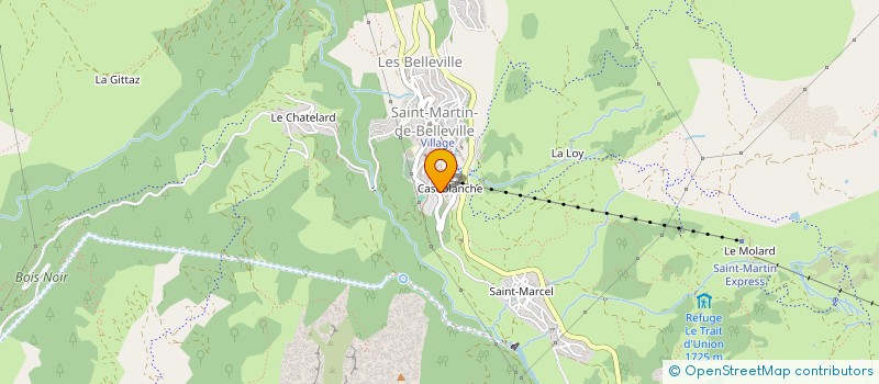 localisation de l'entreprise INDIV DEVINE-BANCROFT-MALLON  LES BELLEVILLE