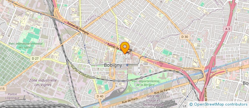 localisation de l'entreprise INDIV DIAO KADIATOU ET SEYDI IBRAHIMA  BOBIGNY