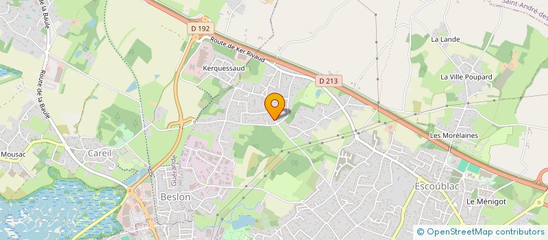 localisation de l'entreprise INDIV DUCHATELET INGRID ET NELLE JEAN-LUC à LA BAULE-ESCOUBLAC