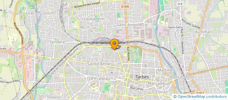 localisation de l'entreprise INDIV DUTHU  TARBES