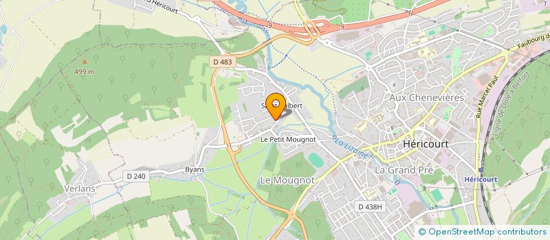 localisation de l'entreprise INDIV EL-AMRI  HERICOURT