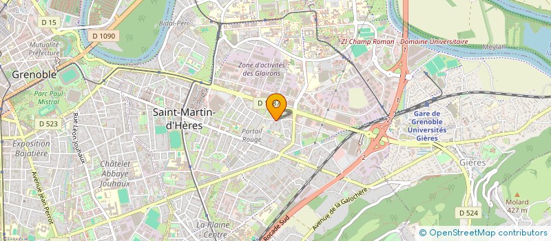 localisation de l'entreprise INDIV EL HADJ ROMDHANE  SAINT-MARTIN-D'HERES