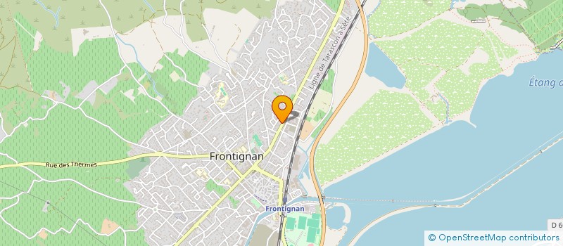 localisation de l'entreprise INDIV FALLETI  FRONTIGNAN