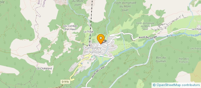 localisation de l'entreprise INDIV FERHADIAN / RELIN  CHAMPAGNY-EN-VANOISE