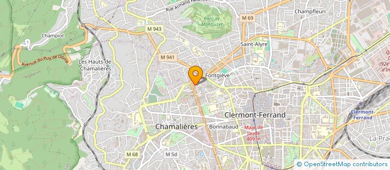 localisation de l'entreprise INDIV FERQUEL / GAUTIER  CLERMONT-FERRAND