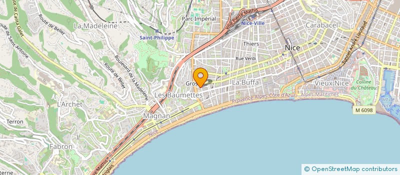 localisation de l'entreprise INDIV FERRARI-NGUYEN à NICE