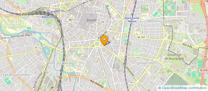 localisation de l'entreprise INDIV FOUANON ARNAUD ET DIEUX LAURENCE à DIJON