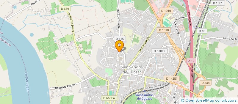 localisation de l'entreprise INDIV GA.PA  SAINT-ANDRE-DE-CUBZAC