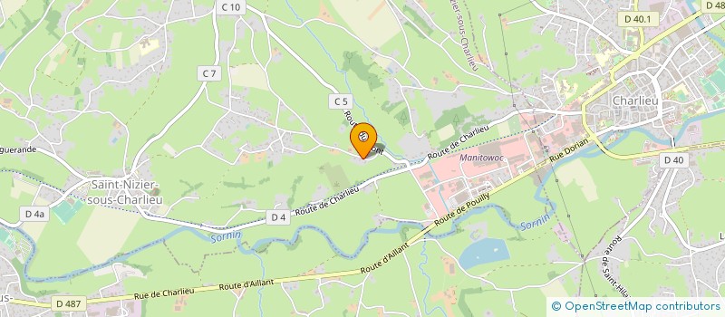 localisation de l'entreprise INDIV GAETAN ET ARNAUD NEVERS  SAINT-NIZIER-SOUS-CHARLIEU