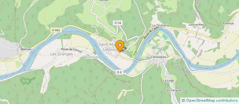 localisation de l'entreprise INDIV GARDES GERARD ET ALAIN ET CHRISTIA  SAINT-MARTIN-LABOUVAL