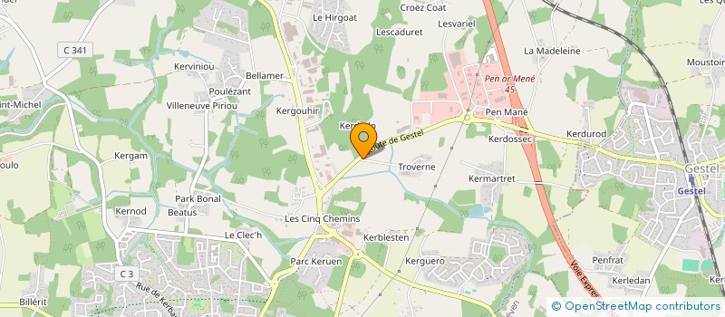 localisation de l'entreprise INDIV GAUTIER JOSEPH  GUIDEL