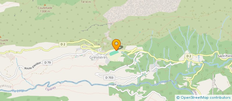 localisation de l'entreprise INDIV GIUGE CHRISTOPHE ET CONSTANTIN  GREOLIERES