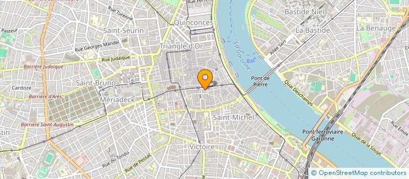 localisation de l'entreprise INDIV GRATREAUD GODARD-POINT  BORDEAUX