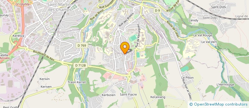 localisation de l'entreprise INDIV GRIMA / RIGOLLET  PLOURIN-LES-MORLAIX