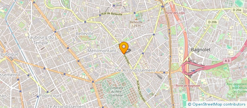 localisation de l'entreprise INDIV HEBERT BILLARD  PARIS