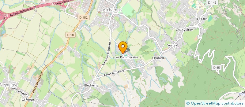 localisation de l'entreprise INDIV KHAROUA-FETOUNI  ARCHAMPS