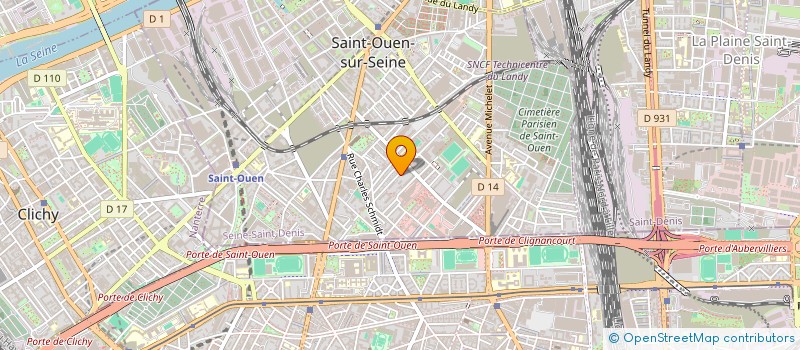localisation de l'entreprise INDIV KHERCHOUCH MERIEM & KHERCHOUCH SOUAD  SAINT-OUEN-SUR-SEINE