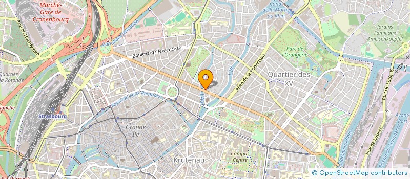 localisation de l'entreprise INDIV KREMER MULLER ML & KREMER MOLINA L  STRASBOURG