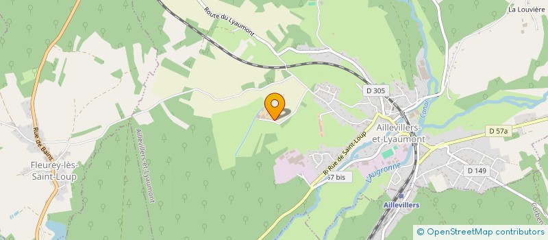 localisation de l'entreprise INDIV LEMERCIER DIDIER CHRISTELLE CELINE  AILLEVILLERS-ET-LYAUMONT