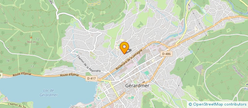 localisation de l'entreprise INDIV LEROY ALAIN & JEAN PAUL  GERARDMER