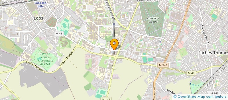 localisation de l'entreprise INDIV LESECQ CHRISTINE LOUCHART BENJAMIN ET PAULINE  LOOS