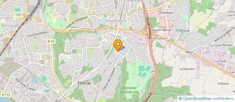 localisation de l'entreprise INDIV LMNP GROLIER/JEHAN  FLOIRAC