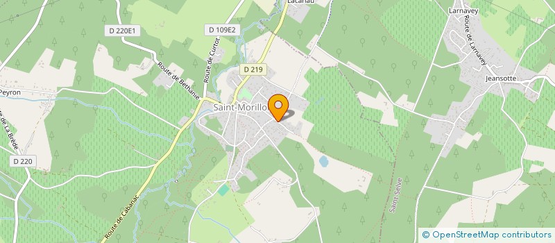 localisation de l'entreprise INDIV LMNP LADET  SAINT-MORILLON