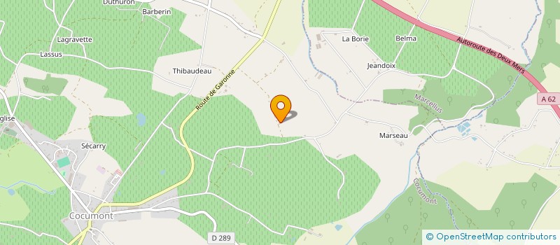 localisation de l'entreprise INDIV LORENZON F.B. DE SOUSA OLIVEIRA P.  COCUMONT