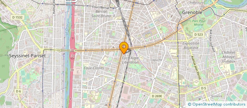 localisation de l'entreprise INDIV MANTELLO L ET J à GRENOBLE