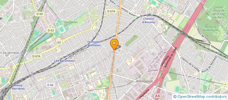 localisation de l'entreprise INDIV MARTEL LAURE, FRANCIS ET  MARIE-FRANCE à ANTONY