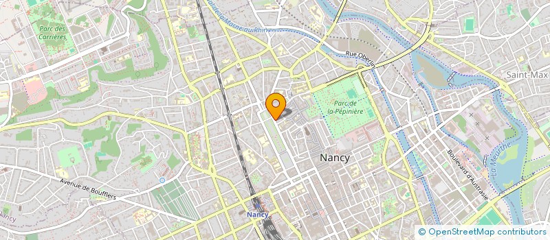 localisation de l'entreprise INDIV MARTIN YVES ET GOODARZI VERONIQUE  NANCY