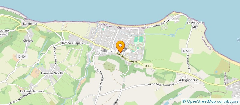 localisation de l'entreprise INDIV MORANGE 471 RUE DU TRAM  LA HAGUE