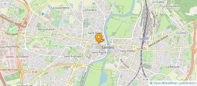 localisation de l'entreprise INDIV MOUROUX ALAIN, PIERRE ET JACQUES  SAINTES