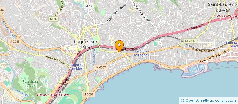 localisation de l'entreprise INDIV. NIELSEN-PLOUG:JOHANSEN à CAGNES-SUR-MER