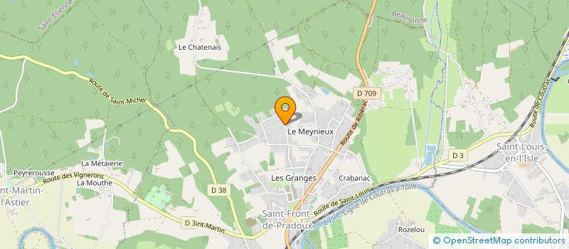 localisation de l'entreprise INDIV OLIVIER  SAINT-FRONT-DE-PRADOUX