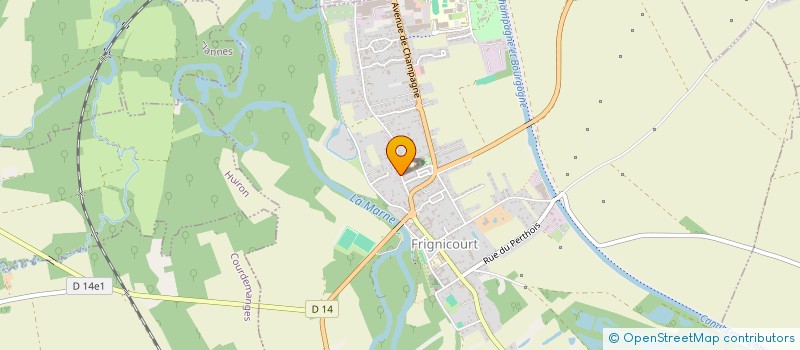 localisation de l'entreprise INDIV OXARANGO FRANCOIS BERTRAND VERO  CHATELRAOULD-SAINT-LOUVENT