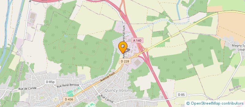 localisation de l'entreprise INDIV PERRIN LOUIS  QUINCY-VOISINS