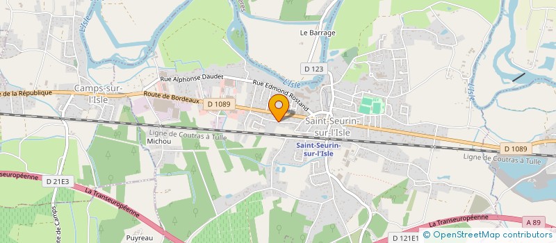 localisation de l'entreprise INDIV PHELIP BERNARD ET JOEL  SAINT SEURIN SUR L'ISLE