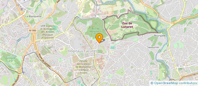 localisation de l'entreprise INDIV  PIGNAL GUY ET LEBRAS HELENE  MONTPELLIER