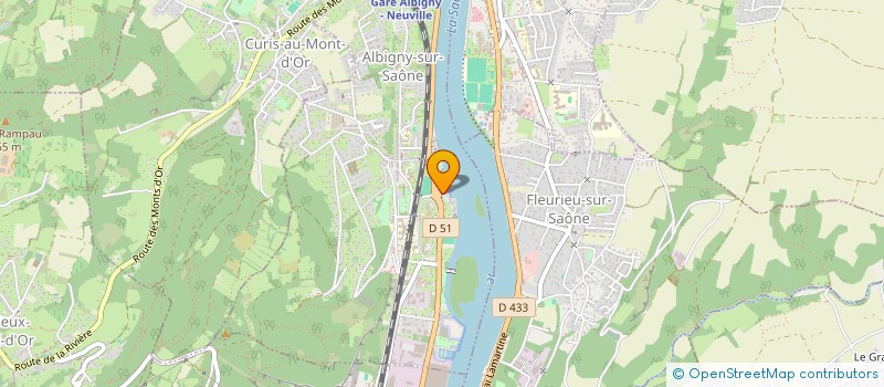 localisation de l'entreprise INDIV PITIOT / DAUSQUE  ALBIGNY-SUR-SAONE