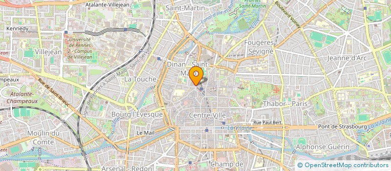 localisation de l'entreprise INDIV PREVERT CHARPENTIER QUERE LOUESSAR  RENNES