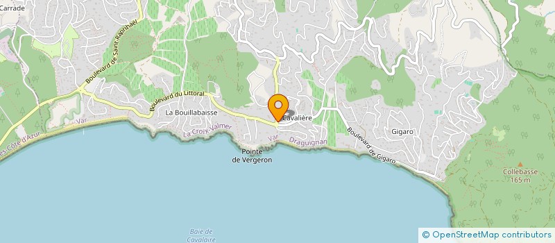 localisation de l'entreprise INDIV PUECH / DELESCHAMPS  LA CROIX-VALMER