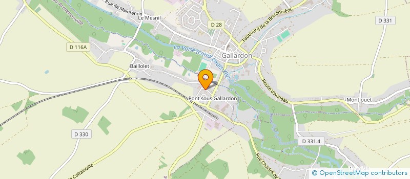 localisation de l'entreprise INDIV RENOU CIAVATTA à BAILLEAU-ARMENONVILLE