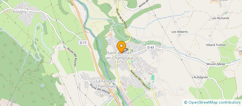 localisation de l'entreprise INDIV ROBERT EMMA  SAINT-BONNET-EN-CHAMPSAUR