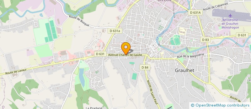 localisation de l'entreprise INDIV SENAT CLAUDE PHILIPPE J-FRANCOIS  GRAULHET