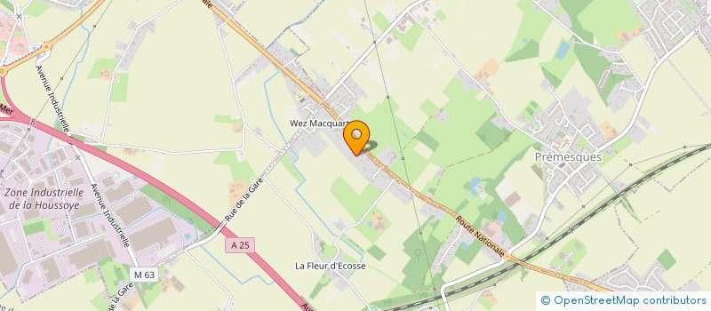 localisation de l'entreprise INDIV SPRUYT CLAUDE ET MICHEL  ENNETIERES-EN-WEPPES