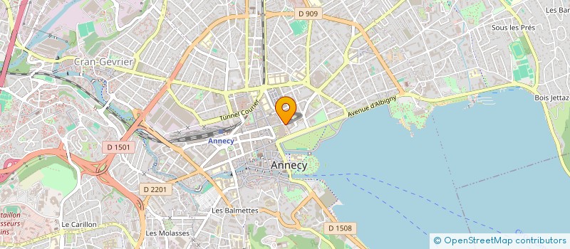 localisation de l'entreprise INDIV. SUZANNE MARSHALL & DONALD MARSHALL à ANNECY