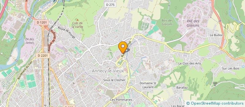 localisation de l'entreprise INDIV. TARDY DIETRICH à ANNECY