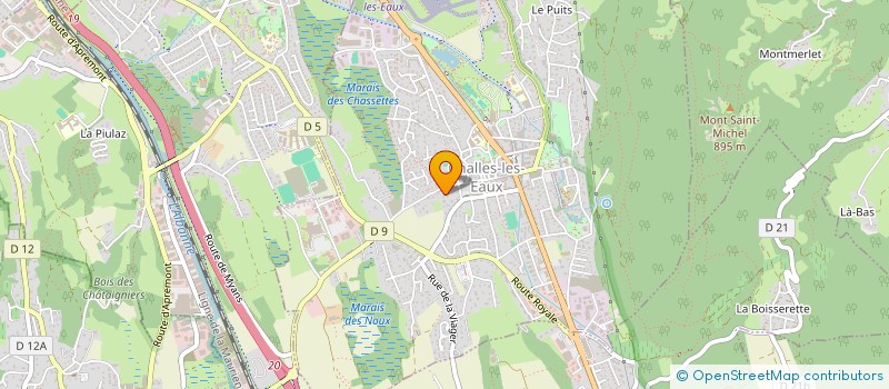 localisation de l'entreprise INDIV THOUIN-LAPOLEON  CHALLES-LES-EAUX