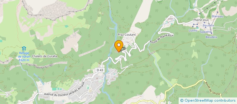 localisation de l'entreprise INDIV VITRAC / BELLAY  PASSY